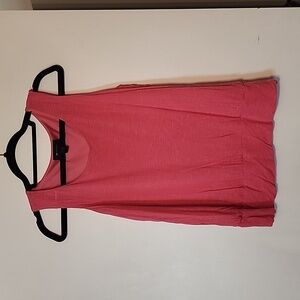 Ladies Coral/Pink Tank Top, AB Studio, Sz Small